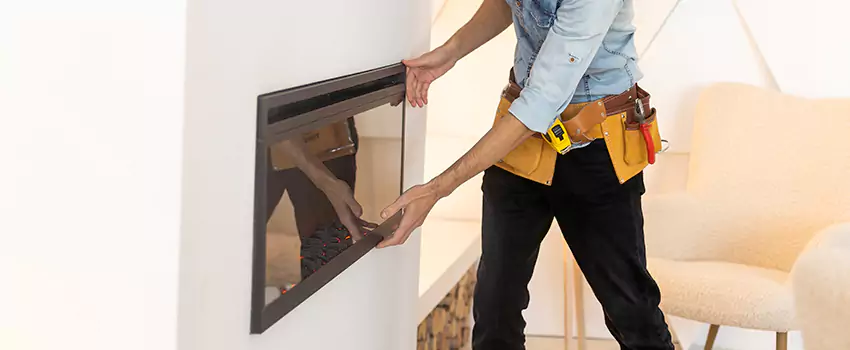 Metal Fireplace Installation in Magna, Utah