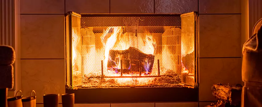 Mendota Hearth Landscape Fireplace Installation in Magna, Utah