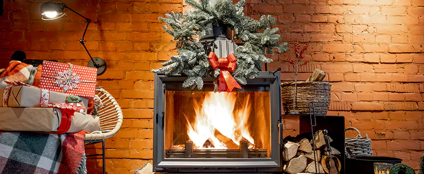 Travis Industries Linear Gas Fireplace Installation in Magna, Utah