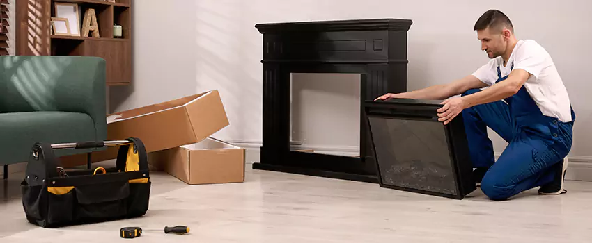 Old Rusted Metal Fireplace Repair And Replacement in Magna, UT