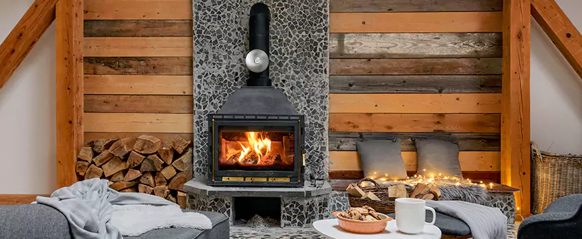 Thelin Hearth Products Direct Vent Gas Stove Fireplace Inspection in Magna, Utah